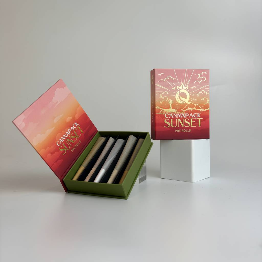 book-style pre-roll box